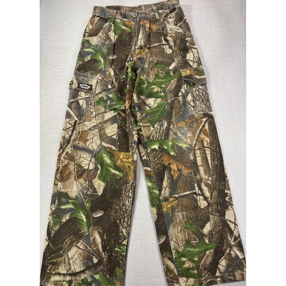 Spartan Outdoors Men's Realtree Hardwoods Camo Hunting Cargo Pants Size Small